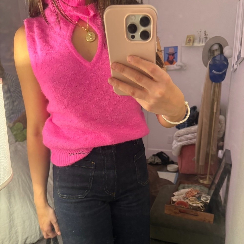 Pink Ganni Sweater top - Picture 3 of 3